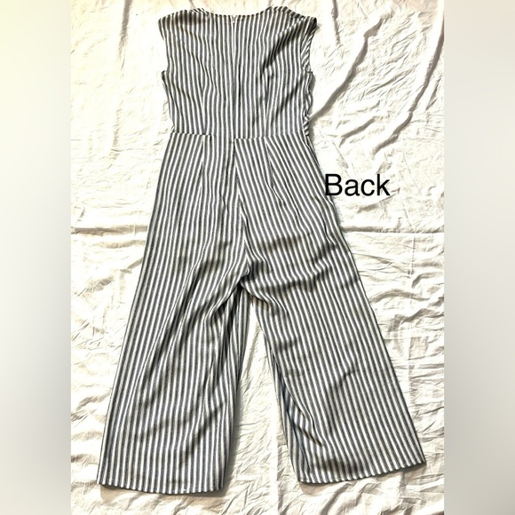 Elodie Striped Sleeveless Romper Jumpsuit Size Small - Picture 13 of 16